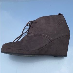 brown heeled boot from target